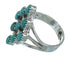 Turquoise Silver Southwestern Ring Size 5-3/4 YX86765
